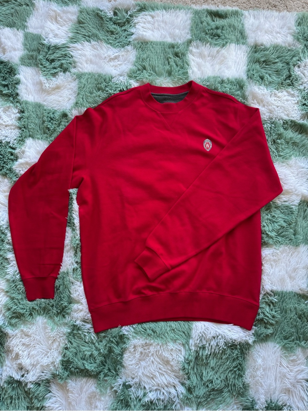 Vintage University of Wisconsin Madison Red Crewneck